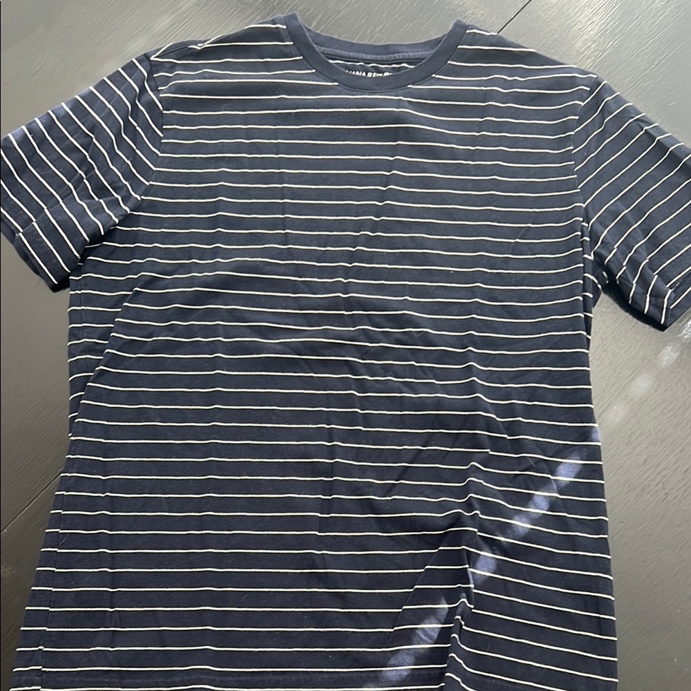 Men's Striped Navy T-Shirt